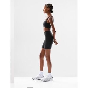 TnAction Black High Waist Bike Shorts‎ Women's Size S Athletic Performance